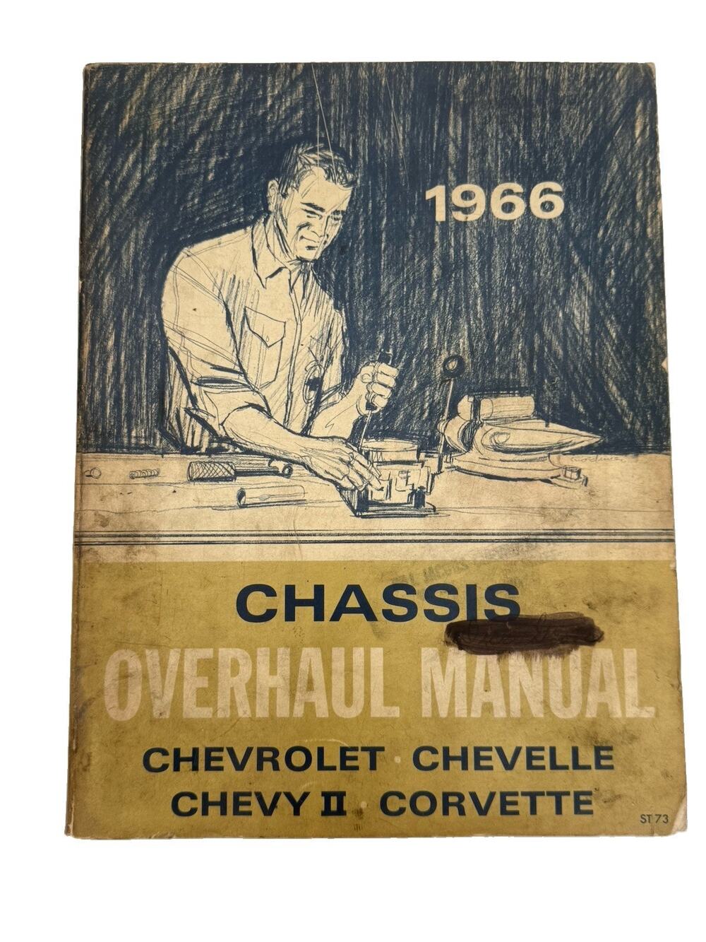 1966 Chevrolet Chevelle Chevy II Corvette Chassis Overhaul Manual Factory OEM